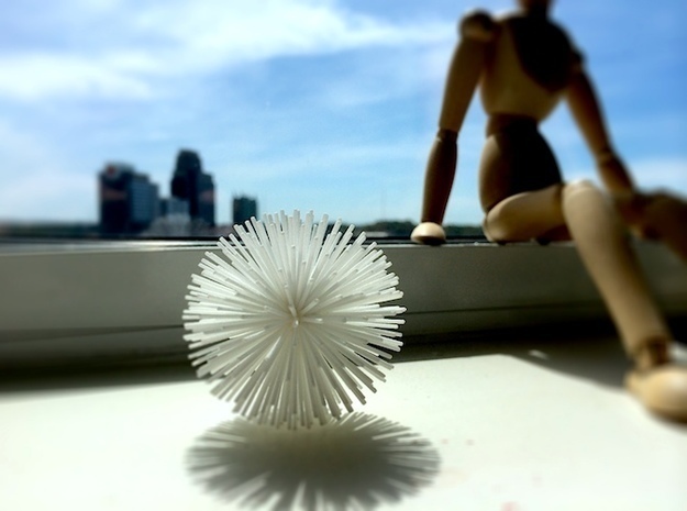acupuncture stress ball sea urchin pinshape sea-urchin accupuncture stress-ball 3D print model - Mito3D