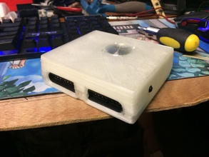 snprbox snes controlador caso retropie pinshape raspberry pi b+ 3 3d print model - Mito3D