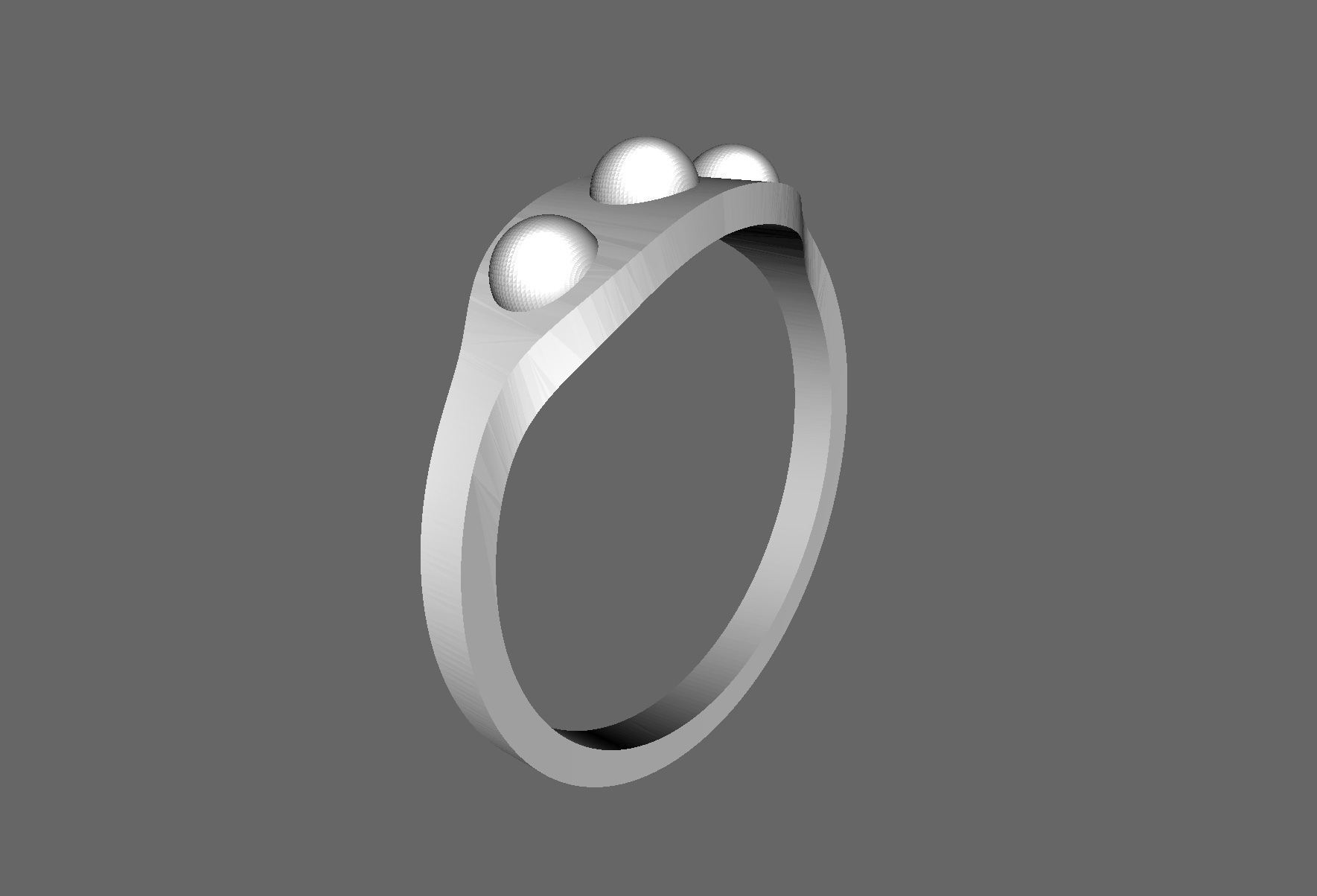 bague pinshape anneau 3D print model - Mito3D