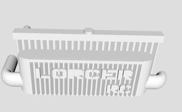 Skala Motor rc pinshape Geschenk remake remix schön Ladeluftkühler drift car 3d print model - Mito3D