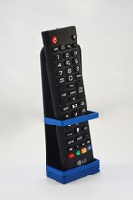 wall mounted tv remote holder pinshape gaming wall-decor walldecor remote-caddy control 3d print model - Mito3D