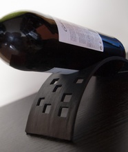 wine stand pinshape holder rack 3d print model - Mito3D