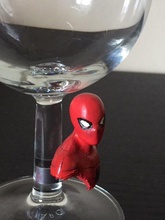 Glas marker spiderman pinshape Brille 3d print model - Mito3D