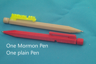 ball point retractable pen pinshape ball-point-pen hlyman lyman 3d print model - Mito3D