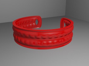 stern pinshape Armband 3d print model - Mito3D