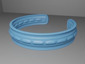 révisé pinshape bracelet 3d print model - Mito3D