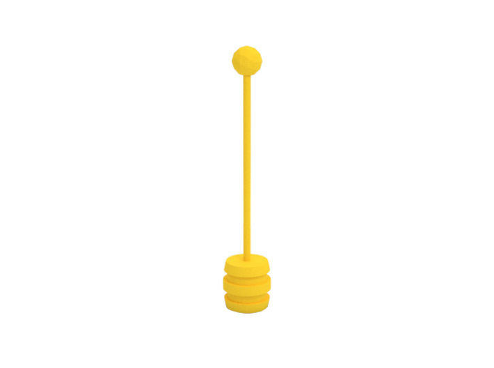 honey dipper pinshape miel 3D print model - Mito3D