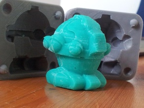 squigglepeeps professore stampo pinshape oogoo formazione muffa 3d print model - Mito3D