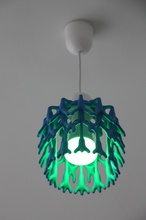 orgánica pandant lámpara pinshape sombra colgante 3d print model - Mito3D