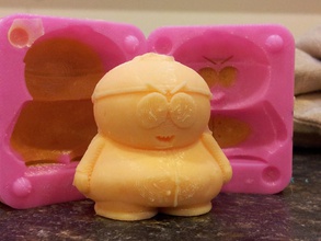 molde cartman southpark pinshape oogoo moho 3d print model - Mito3D