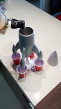 rocket shot dispenser pinshape drinks easy cool shots 3d print model - Mito3D