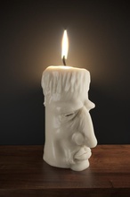 candle pinshape candle-cream-old 3d print model - Mito3D