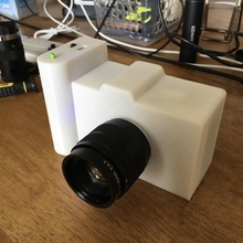 raspberry pi caso câmera lente montagem cs pinshape mount c 3d print model - Mito3D