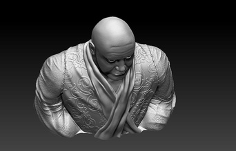 lord varys bust pinshape master-of-whisperers eunuch thrones game game-of-thrones busto 3d print model - Mito3D