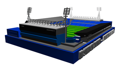 ipswich town - portman road pinshape championship england suffolk efl-championship arena football stadium soccer 3d print model - Mito3D