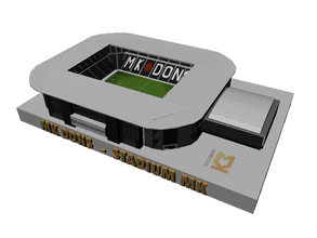 mk dons - stadium pinshape england-league2 england arena wimbledon milton-keynes football soccer 3d print model - Mito3D