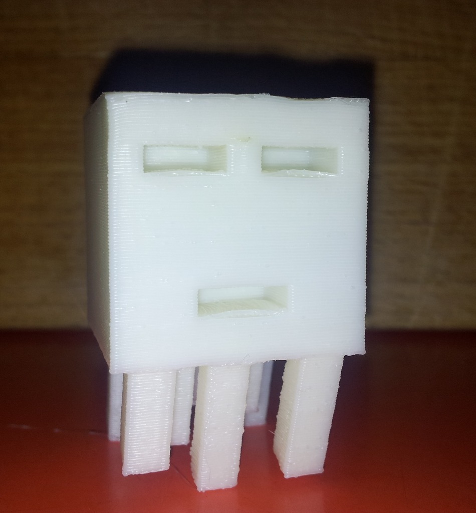 grande minecraft ghast pinshape giocattolo modello 3D print model - Mito3D