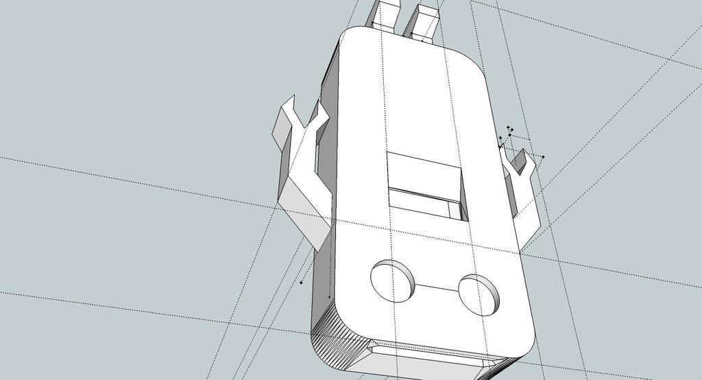 robô apito pinshape brinquedo 3D print model - Mito3D