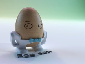 huevo familia hijo pinshape tazas pascua 3d print model - Mito3D