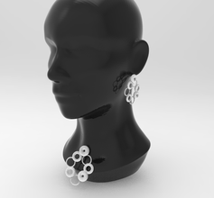 radiance pendant pinshape elle-jewelry-design-contest jewelry sleek modern illusion bold delicate geometry inspiration silver 3dprinting lace 3d print model - Mito3D