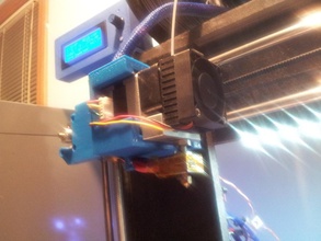 makerbot extrudeuse clone côté montage prusa i3 pinshape Conception 3d 3d print model - Mito3D