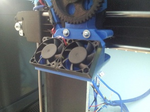 2 conducto ventilador grande inyectores cabezal pinshape Diseño 3d 3d print model - Mito3D