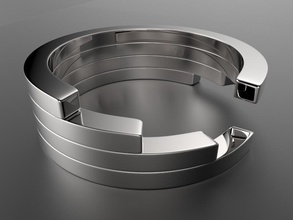 delayed circles pinshape elle-jewelry-design-contest 3d print model - Mito3D