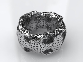 gyro bracelet pinshape elle-jewelry-design-contest protonik jewelry gyroid 3d print model - Mito3D