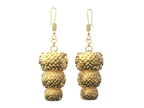 earring 3 pinshape elle-jewelry-design-contest 3d print model - Mito3D