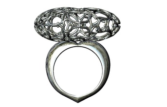 bague coeur pinshape bijoux design concours 3d print model - Mito3D