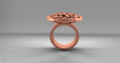 bague ornements pinshape bijoux design concours 3d print model - Mito3D