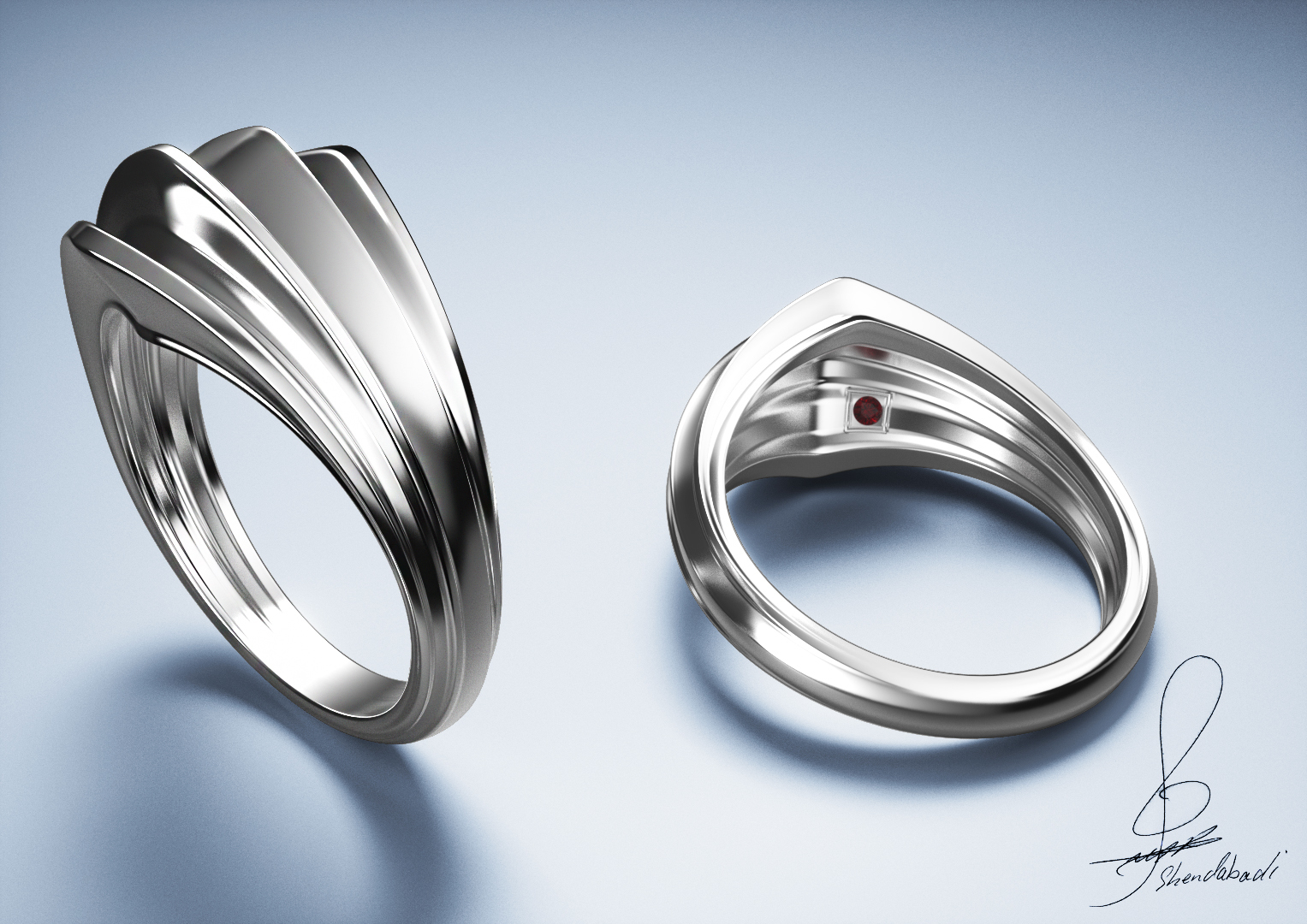 opera hall ring pinshape elle-jewelry-design-contest easy-to-print paris france elle fashionring fashion 3D print model - Mito3D
