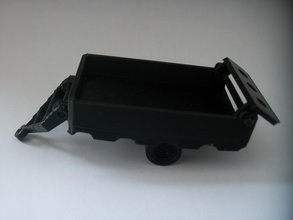 remorque perso pinshape maquete jouet tracteur 3d print model - Mito3D