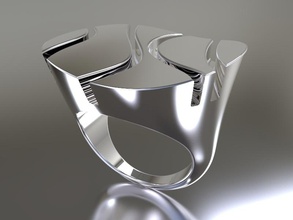 derin kesikler pinshape yarışma elle takı tasarım 3d print model - Mito3D