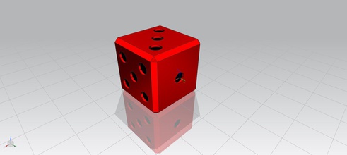 loaded dice pinshape cheat 3d print model - Mito3D