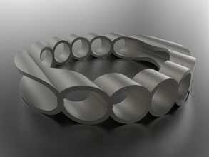 tubulaire anneau pinshape bijoux design concours 3d print model - Mito3D