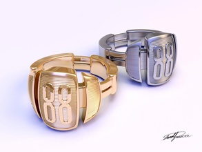 super 88 size9 etats unis canada pinshape super88 bijoux l'anneau 3d print model - Mito3D