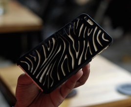 zebra iphone 6 caso pinshape funzionale funzione 6plus + 5 5s apple telefono smart accessori texture decorativo modello 3d print model - Mito3D