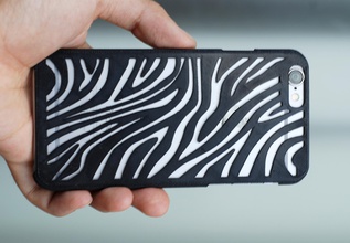 zebra iphone 6 vaka pinshape fonksiyonel işlevi altıncı 5 5s durumda apple telefon akıllı aksesuarlar doku dekoratif desen 3d print model - Mito3D