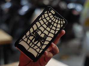 spidersuit iphone 6 caso pinshape 6plus 6+ + super herói homem aranha apple acessórios moda gadget padrão aparelho smartphone telefone tampa funcionais função 3d print model - Mito3D