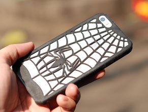 iphone 5 case spidersuit pinshape casos Menores homem aranha caso apple acessórios smartphone telefone tampa 3d print model - Mito3D