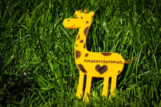 makers4animals girafe pinshape animal 3d print model - Mito3D