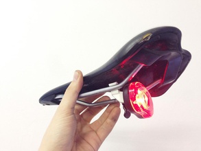 selle mount smart led planète lumières vélo mise jour pinshape Conception 3d 3d print model - Mito3D