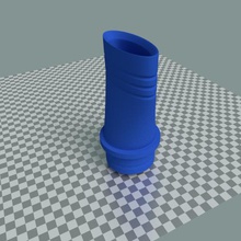 vape uzun boylu ördek pinshape memesi nozzle 3d print model - Mito3D