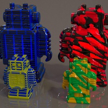 ultibot remix pack pinshape Roboter hohl dual extrusion dualstrusion 3d print model - Mito3D