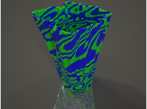 rorschach plasma vase pinshape simulation dual extrusion dualstrusion 3d print model - Mito3D