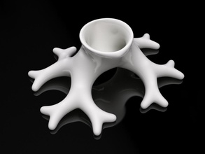 binary roots pinshape vase tree ceramics root 3d printing 3d print model - Mito3D