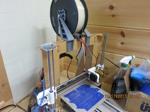 filament support bobine v2 pinshape reprap prusa i3 3d print model - Mito3D