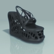 uzaylı ayakkabıları pinshape shining3d moda yarışma 3d print model - Mito3D
