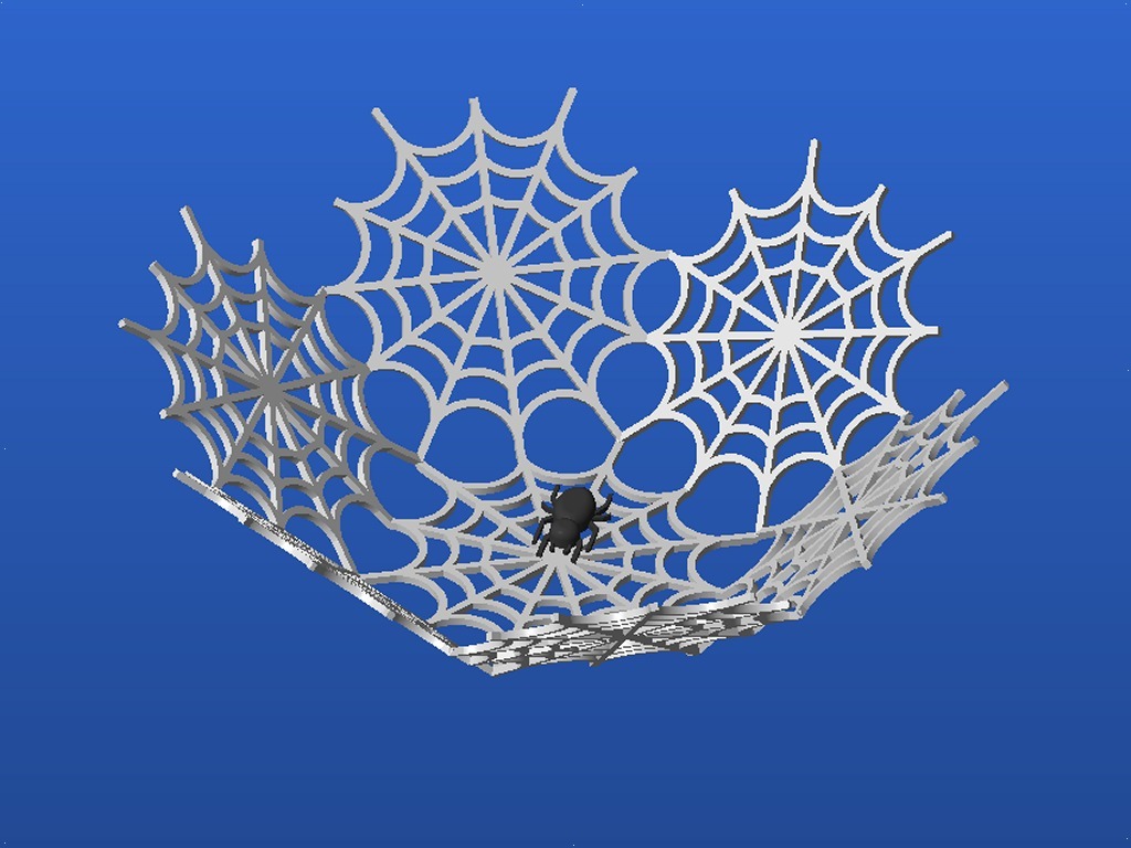 web candy bowl pinshape spider halloween 3D print model - Mito3D